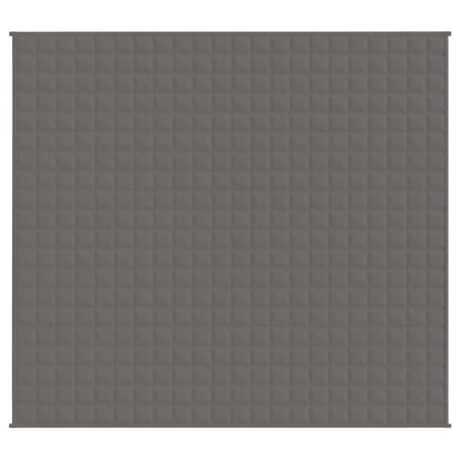 vidaXL Weighted Blanket Grey 200x220 cm 13 kg Fabric