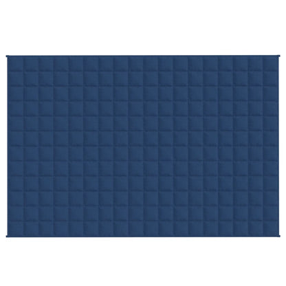 vidaXL Weighted Blanket Blue 135x200 cm Single 6 kg Fabric