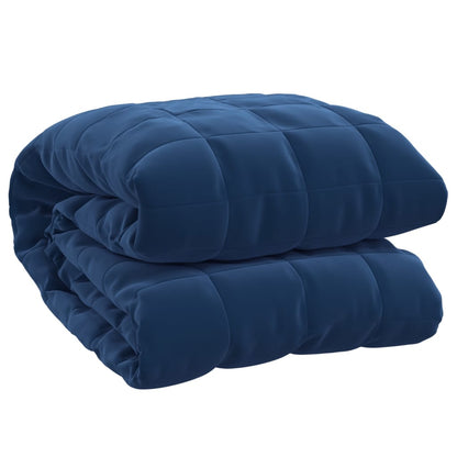 vidaXL Weighted Blanket Blue 200x220 cm 9 kg Fabric