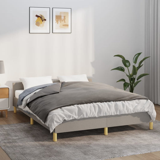 vidaXL Weighted Blanket with Cover Grey 137x200 cm 10 kg Fabric
