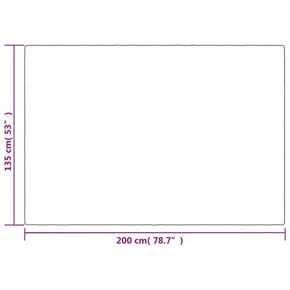 vidaXL Weighted Blanket with Cover Grey 135x200 cm 10 kg Fabric