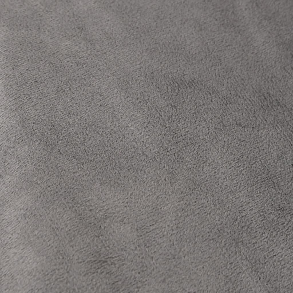 vidaXL Weighted Blanket with Cover Grey 200x230 cm 9 kg Fabric