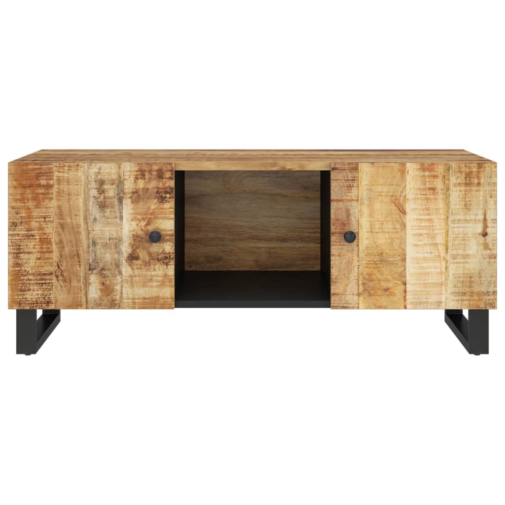 vidaXL Coffee Table 100x54x40 cm Solid Wood Mango&Engineered Wood