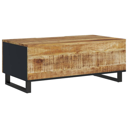 vidaXL Coffee Table 100x54x40 cm Solid Wood Mango&Engineered Wood
