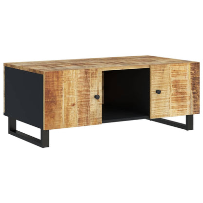 vidaXL Coffee Table 100x54x40 cm Solid Wood Mango&Engineered Wood