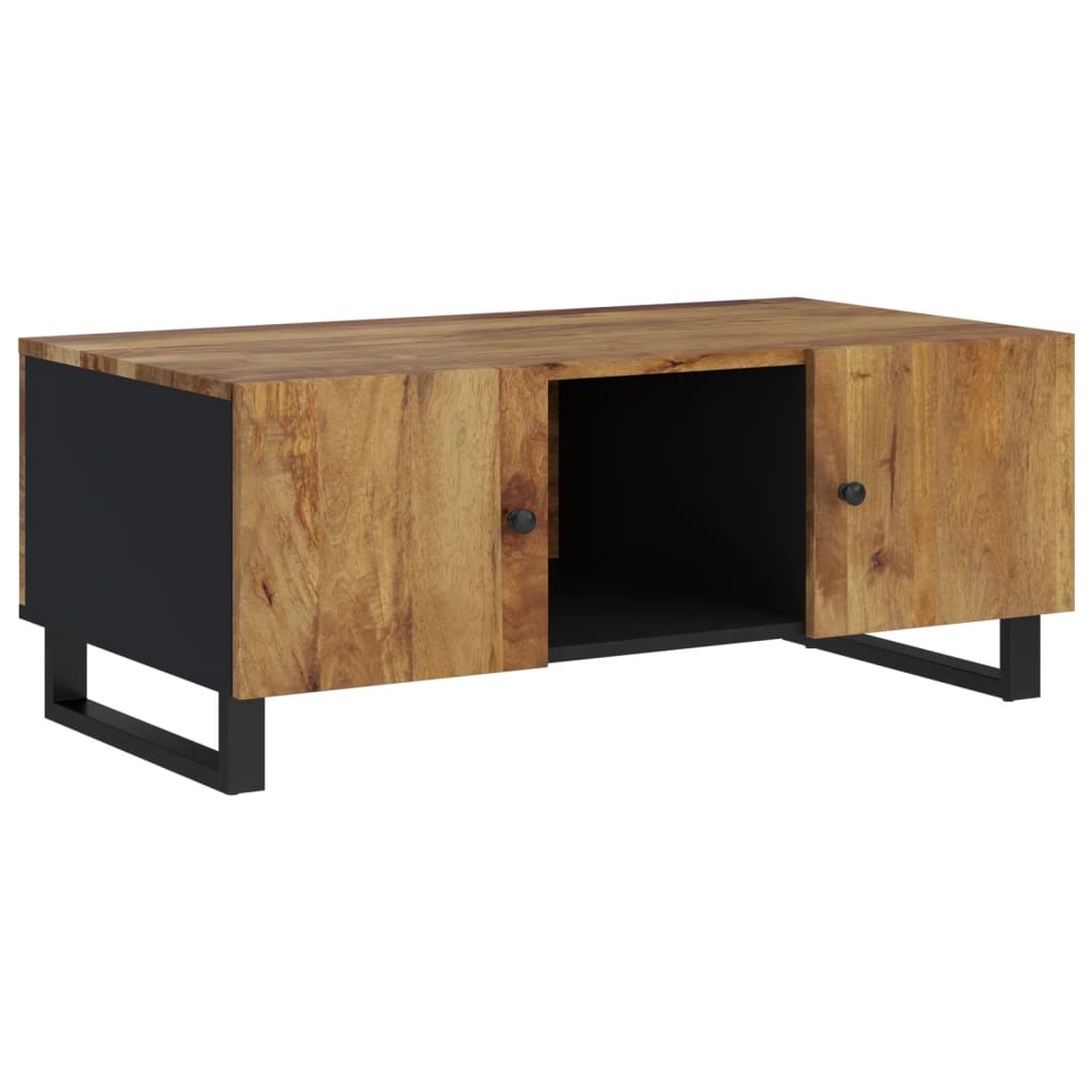 vidaXL Coffee Table 100x54x40 cm Solid Wood Mango&Engineered Wood