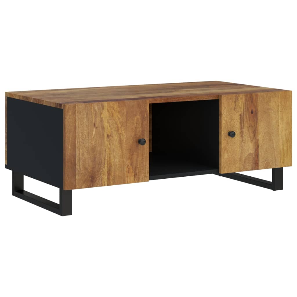 vidaXL Coffee Table 100x54x40 cm Solid Wood Mango&Engineered Wood