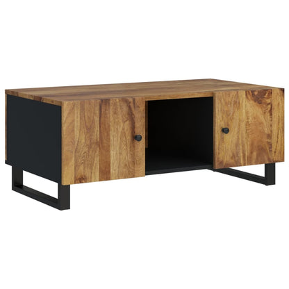 vidaXL Coffee Table 100x54x40 cm Solid Wood Mango&Engineered Wood