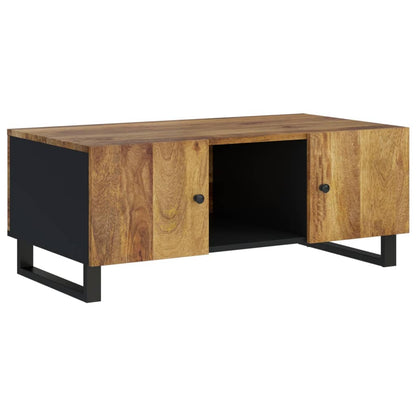 vidaXL Coffee Table 100x54x40 cm Solid Wood Mango&Engineered Wood