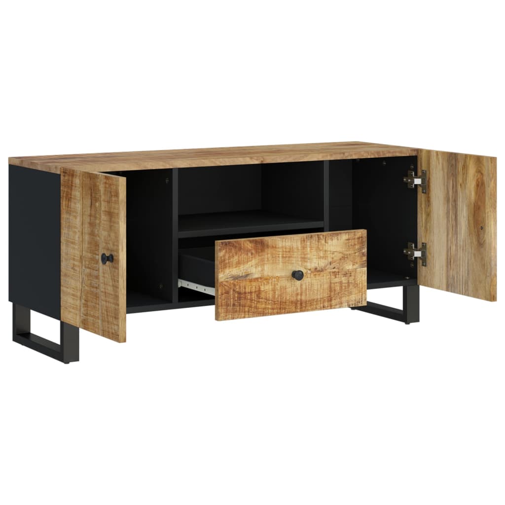 vidaXL TV Cabinet 105x33.5x46 cm Solid Wood Mango&Engineered Wood