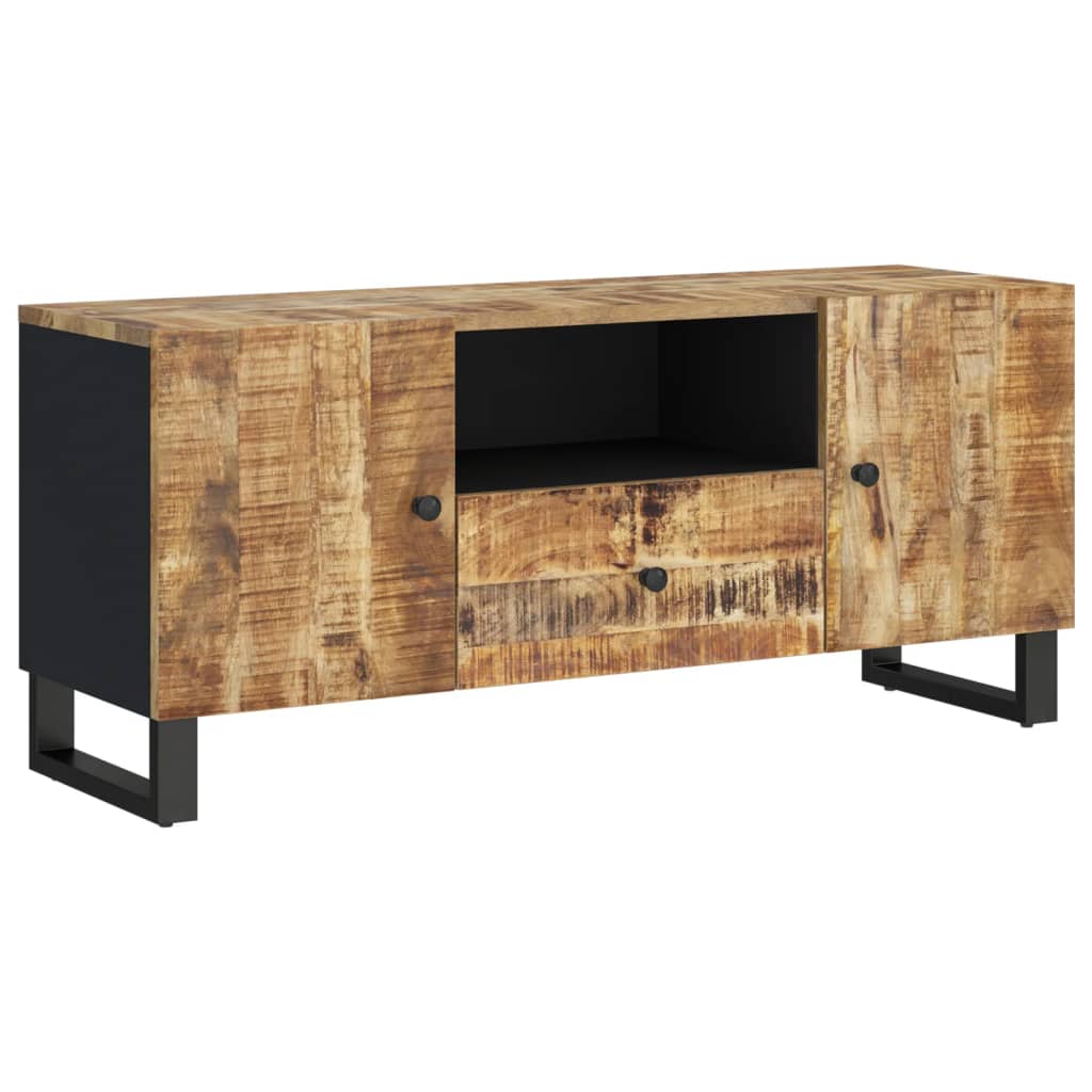vidaXL TV Cabinet 105x33,5x46 cm Solid Wood Mango&Engineered Wood