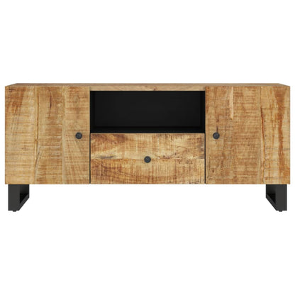 vidaXL TV Cabinet 105x33.5x46 cm Solid Wood Mango&Engineered Wood