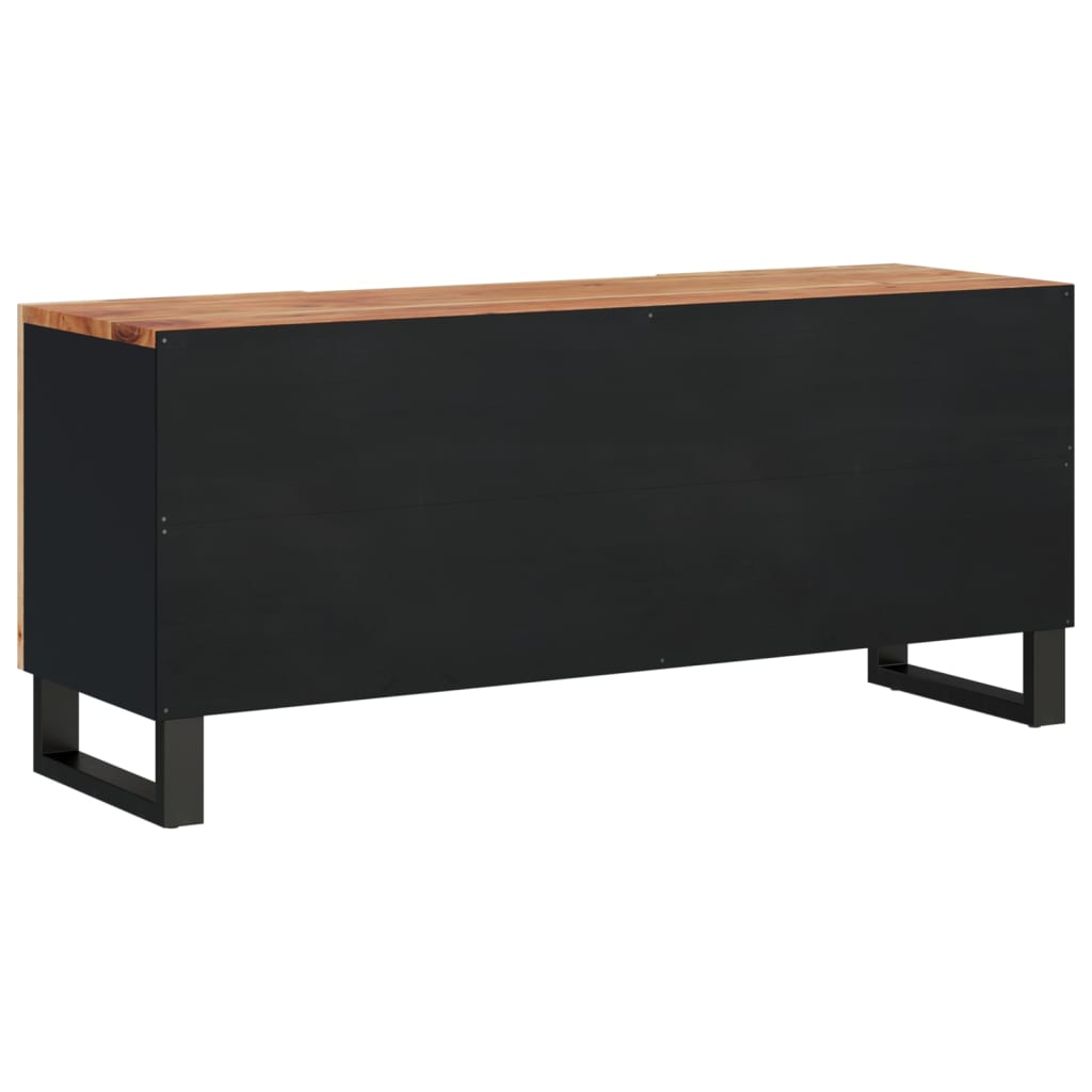vidaXL TV Cabinet 105x33.5x46 cm Solid Wood Acacia&Engineered Wood