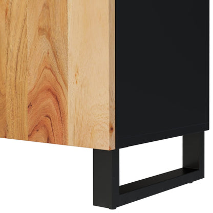 vidaXL TV Cabinet 105x33.5x46 cm Solid Wood Acacia&Engineered Wood