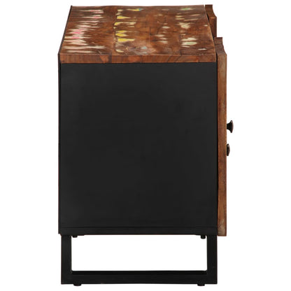 vidaXL TV Cabinet 105x33,5x46 cm Solid Wood Reclaimed&Engineered Wood