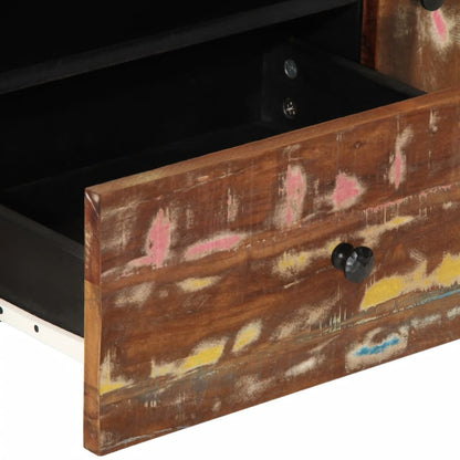 vidaXL TV Cabinet 105x33,5x46 cm Solid Wood Reclaimed&Engineered Wood