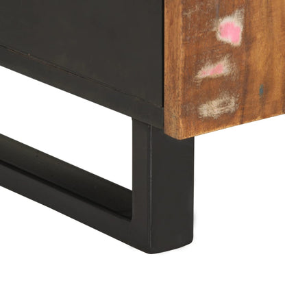 vidaXL TV Cabinet 105x33,5x46 cm Solid Wood Reclaimed&Engineered Wood