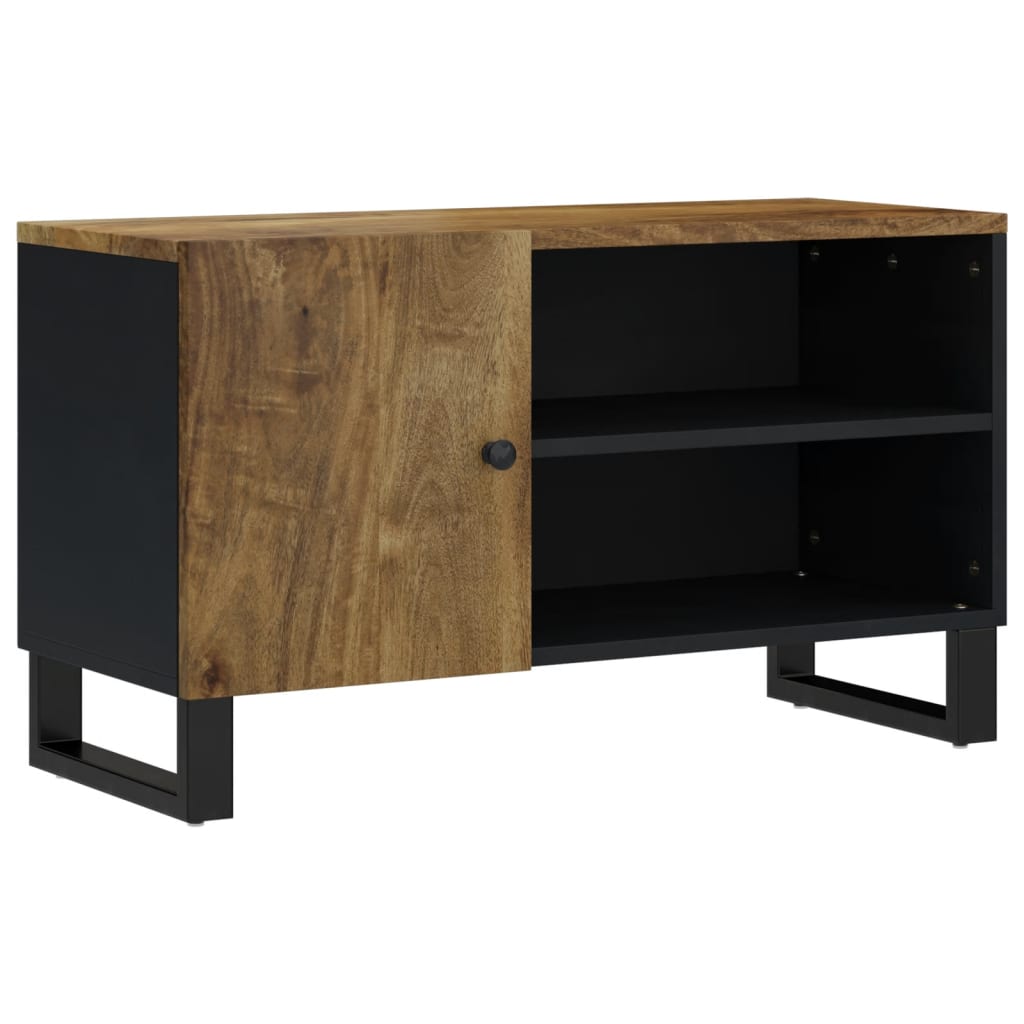 vidaXL TV Cabinet 80x33x46 cm Solid Wood Mango&Engineered Wood