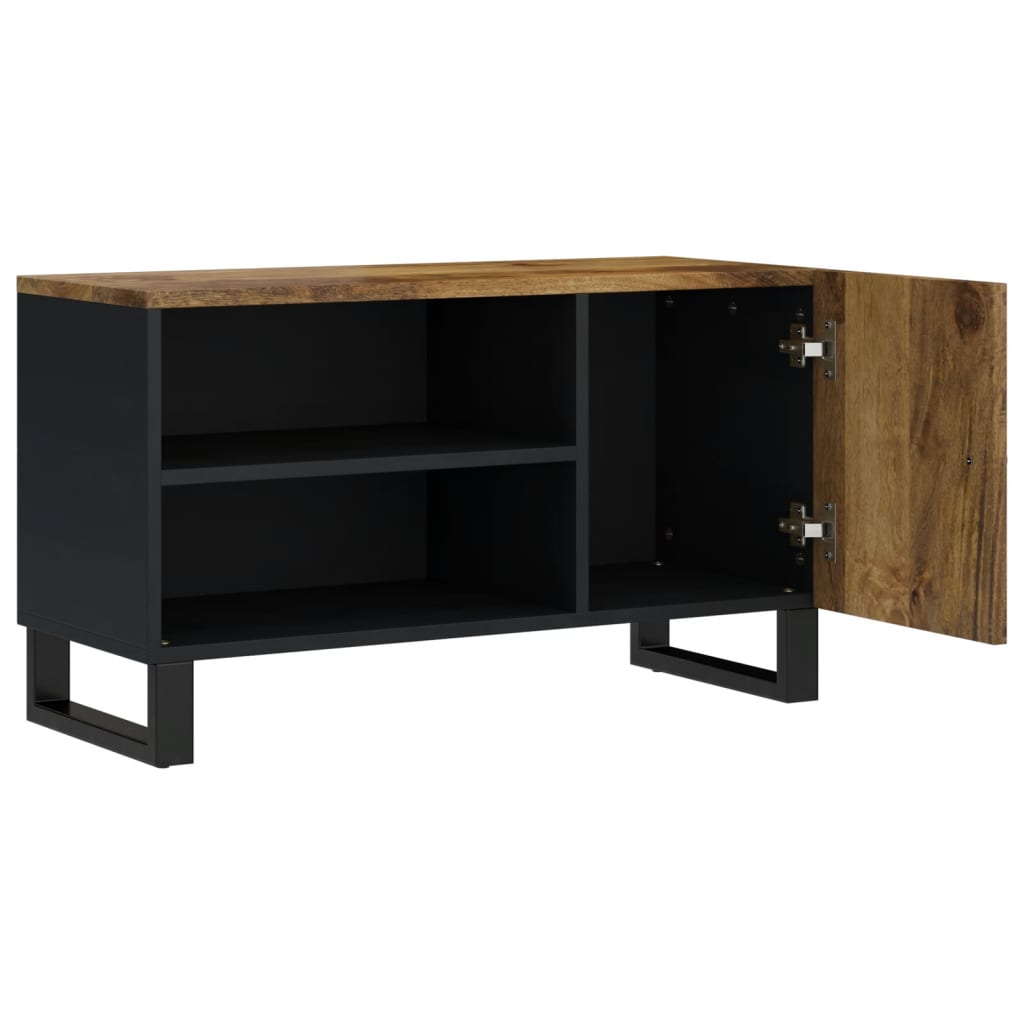 vidaXL TV Cabinet 80x33x46 cm Solid Wood Mango&Engineered Wood