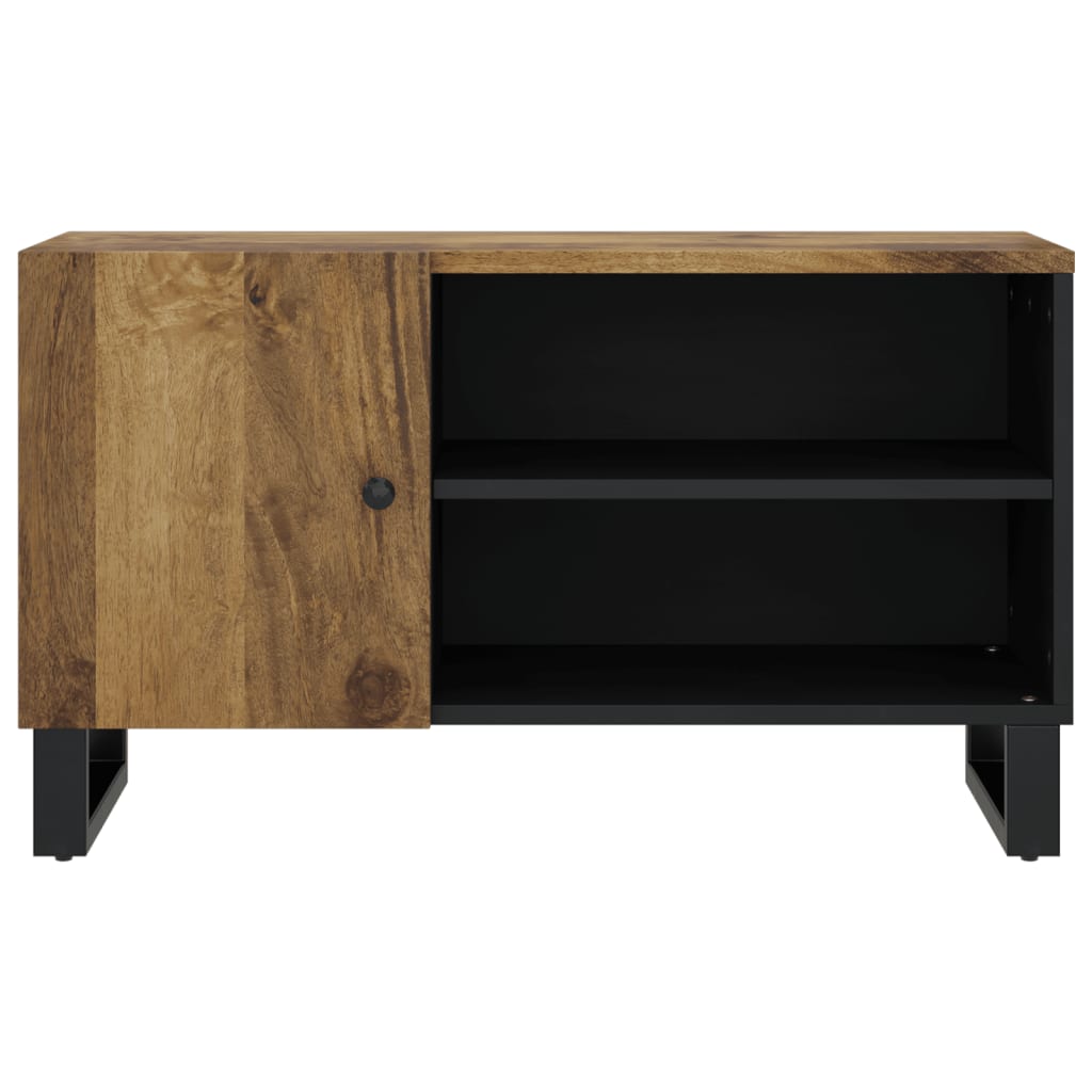 vidaXL TV Cabinet 80x33x46 cm Solid Wood Mango&Engineered Wood