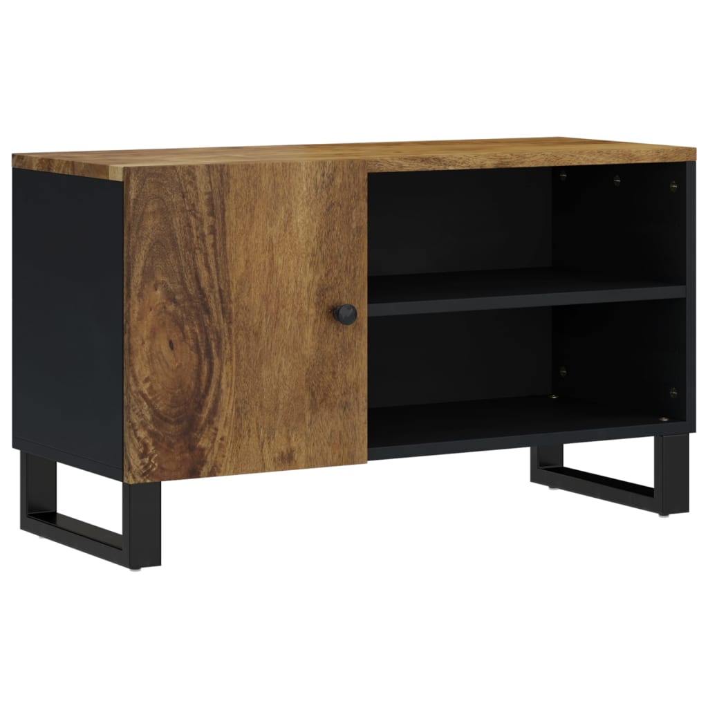 vidaXL TV Cabinet 80x33x46 cm Solid Wood Mango&Engineered Wood