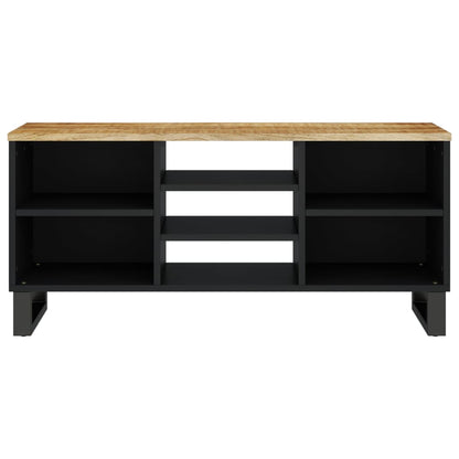vidaXL TV Cabinet 100x33x46 cm Solid Wood Mango&Engineered Wood