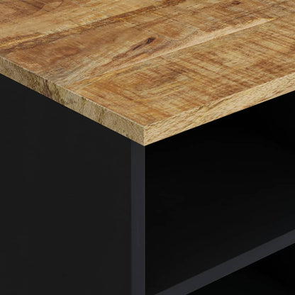 vidaXL TV Cabinet 100x33x46 cm Solid Wood Mango&Engineered Wood