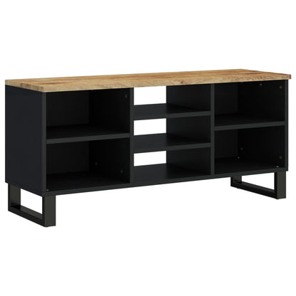 vidaXL TV Cabinet 100x33x46 cm Solid Wood Mango&Engineered Wood