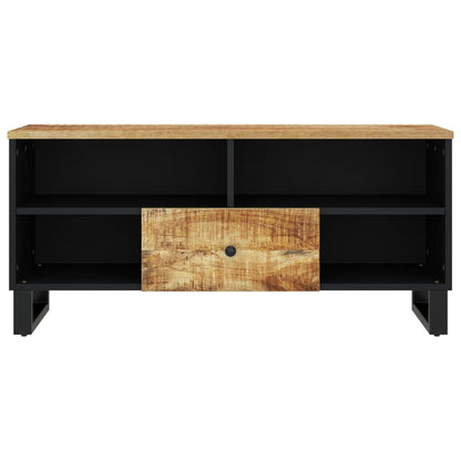 vidaXL TV Cabinet 100x33x46 cm Solid Wood Mango&Engineered Wood