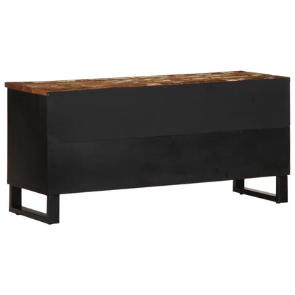 vidaXL TV Cabinet 100x33x46 cm Solid Wood Reclaimed&Engineered Wood