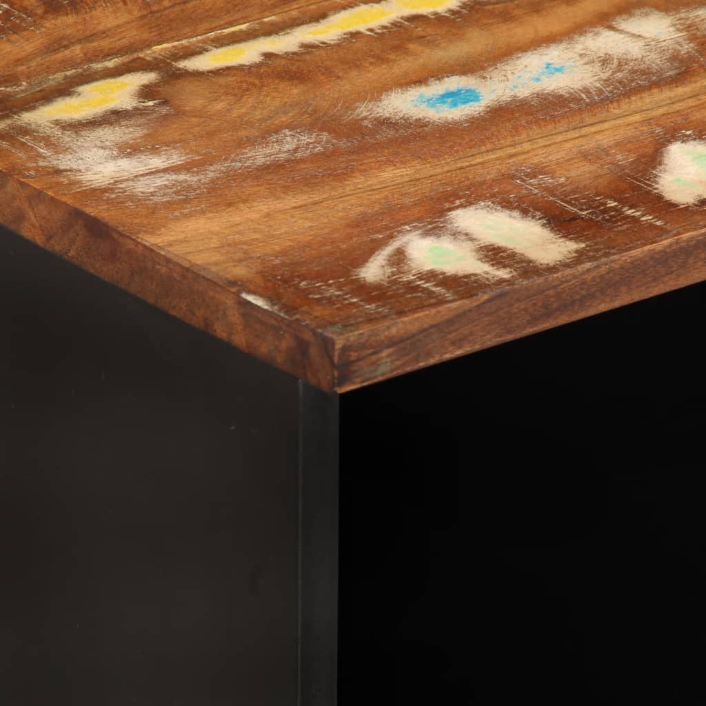 vidaXL TV Cabinet 100x33x46 cm Solid Wood Reclaimed&Engineered Wood