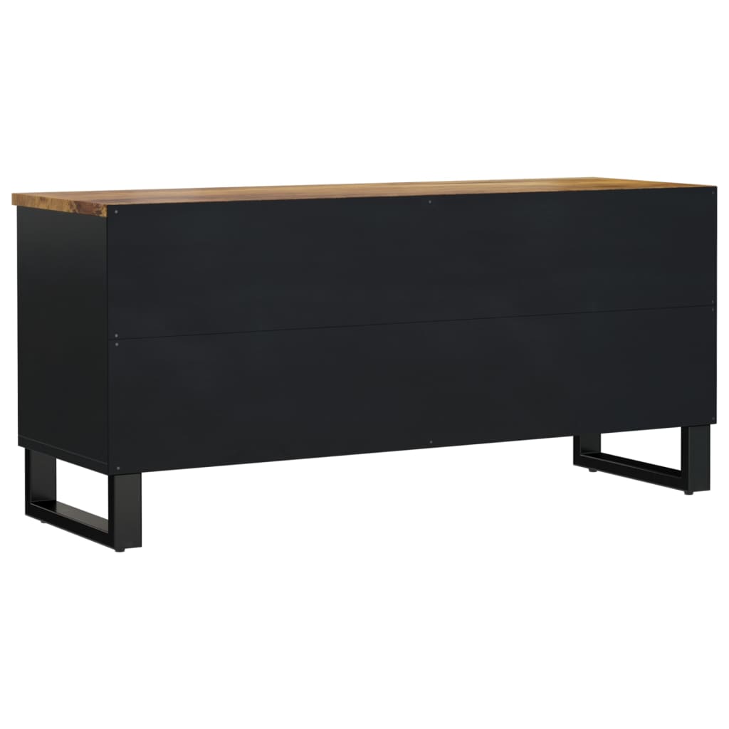 vidaXL TV Cabinet 100x33x46 cm Solid Wood Mango&Engineered Wood