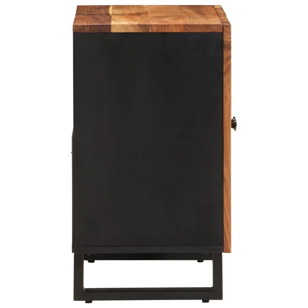 vidaXL Sink Cabinet 62x33x58 cm Solid Wood Acacia and Engineered Wood