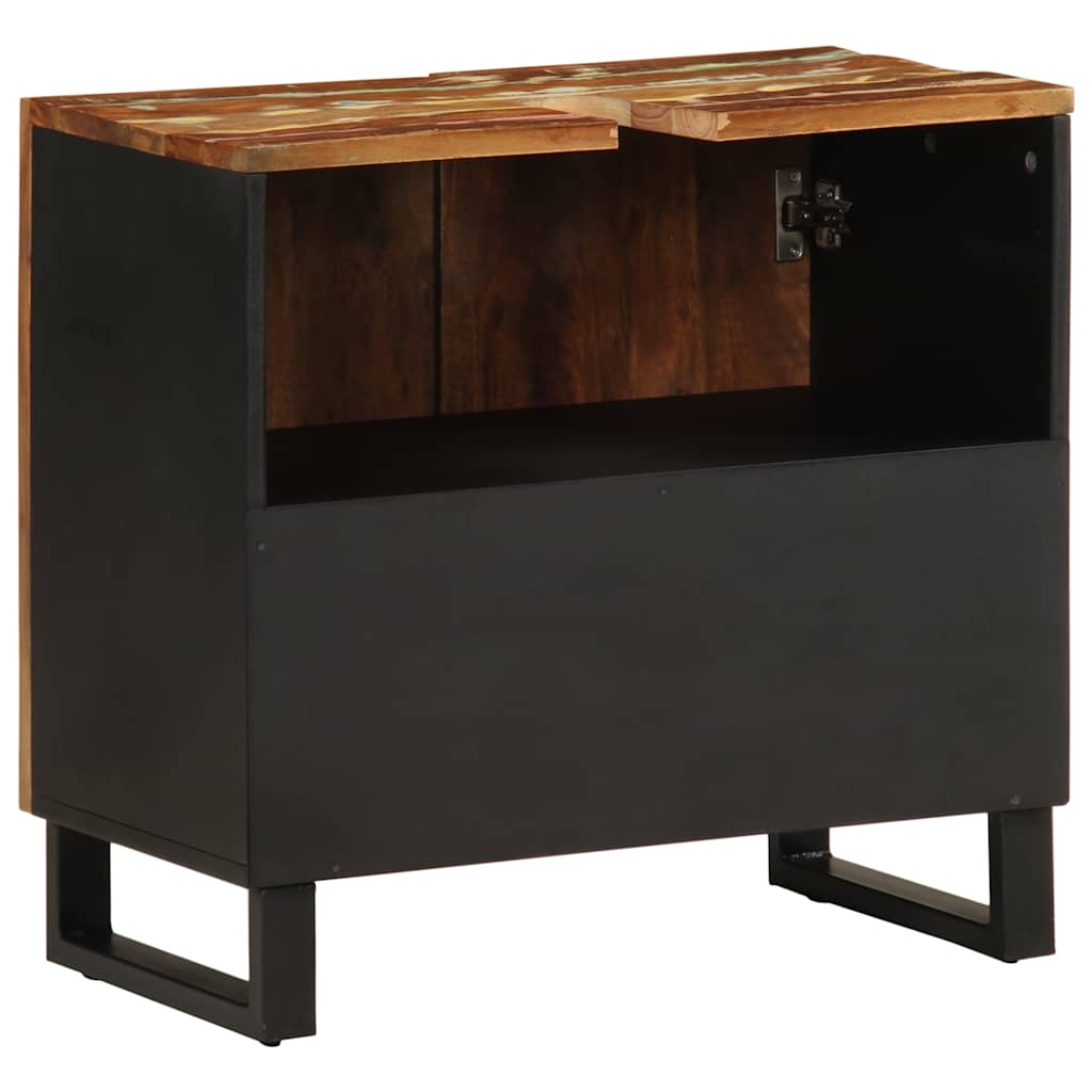 vidaXL Sink Cabinet 62x33x58 cm Solid Wood Reclaimed&Engineered Wood