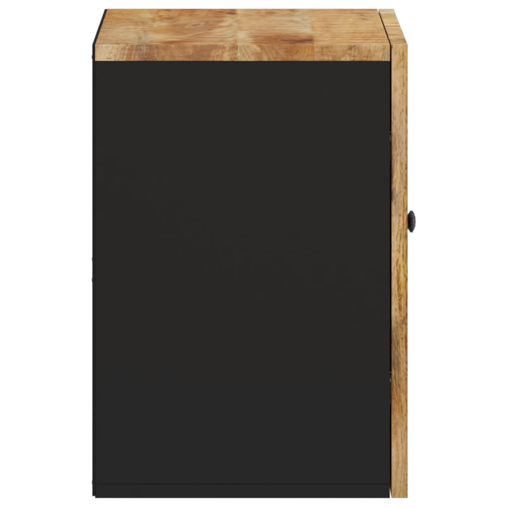 vidaXL Bathroom Wall Cabinet 38x33x48 cm Solid Wood Mango