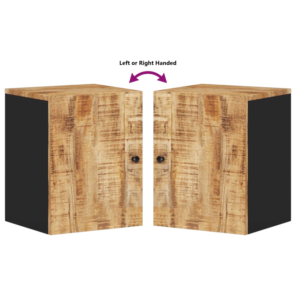 vidaXL Bathroom Wall Cabinet 38x33x48 cm Solid Wood Mango