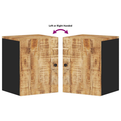 vidaXL Bathroom Wall Cabinet 38x33x48 cm Solid Wood Mango