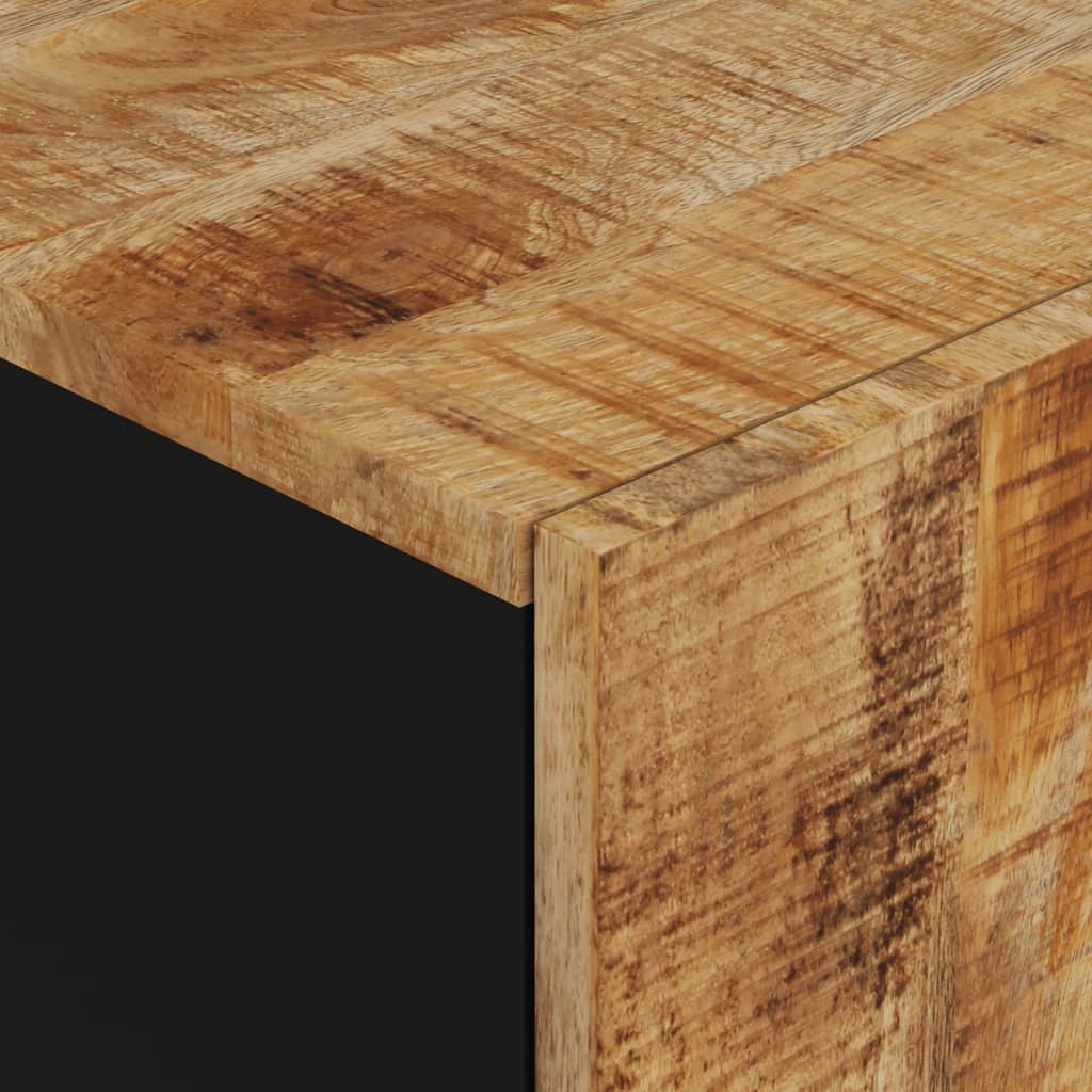 vidaXL Bathroom Wall Cabinet 38x33x48 cm Solid Wood Mango