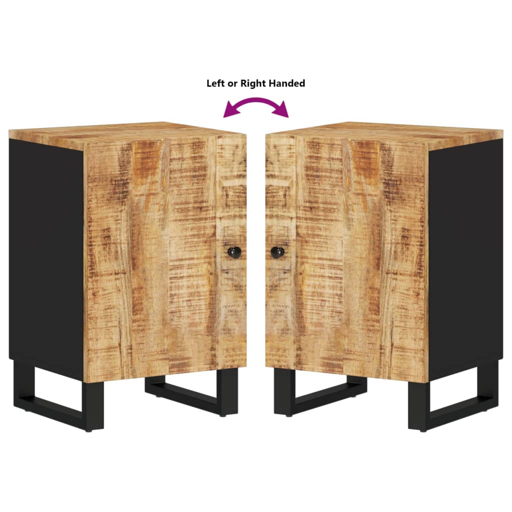 vidaXL Bathroom Cabinet 38x33x58 cm Solid Wood Mango