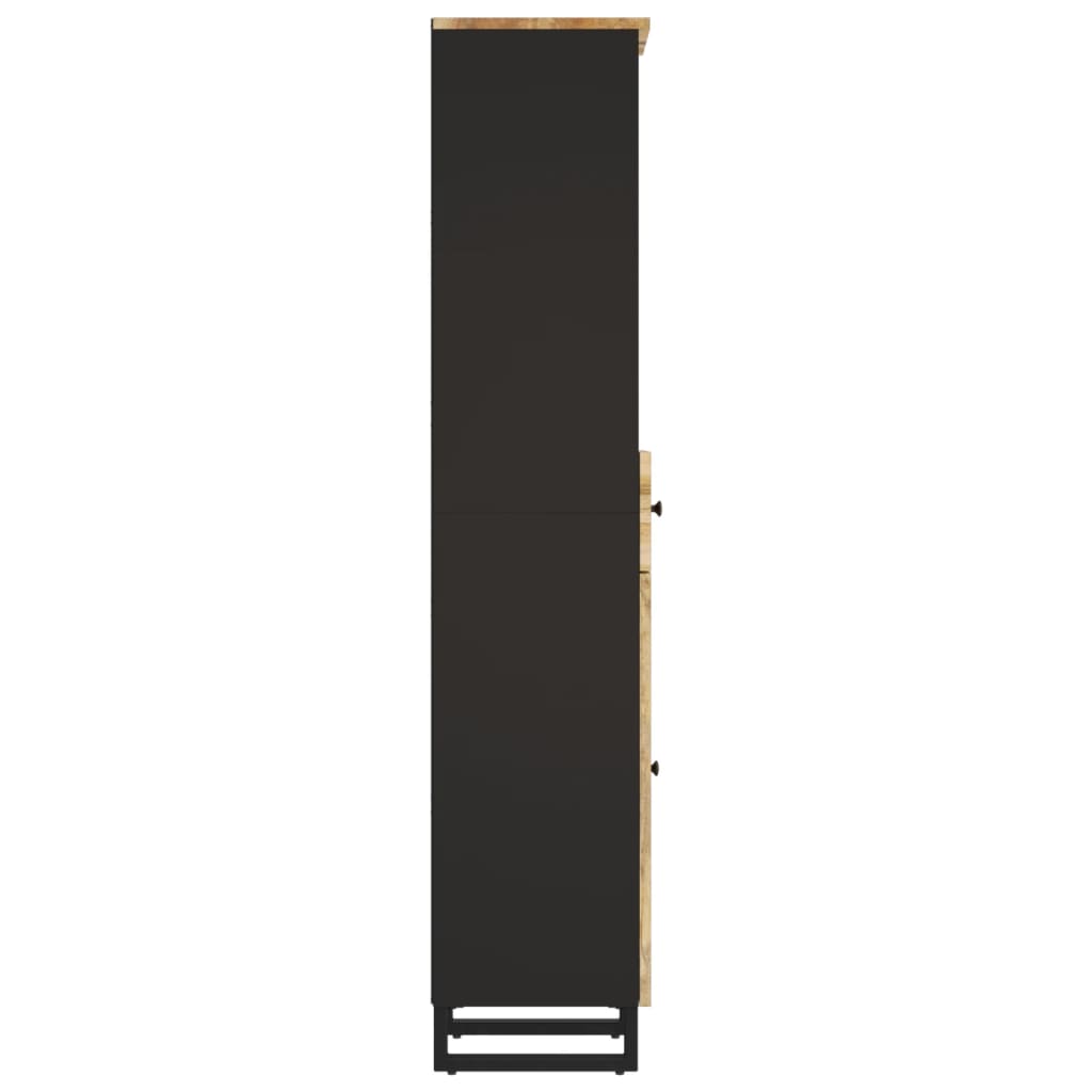 vidaXL Bathroom Cabinet 38x33x160 cm Solid Wood Mango