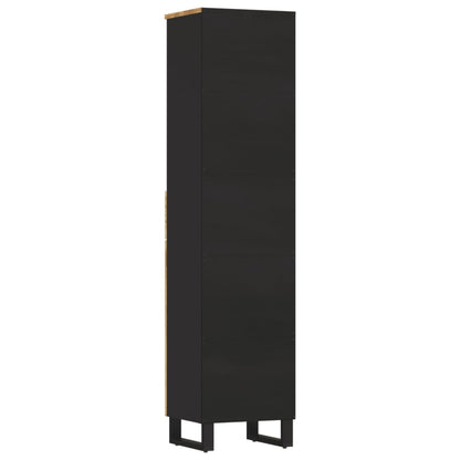 vidaXL Bathroom Cabinet 38x33x160 cm Solid Wood Mango