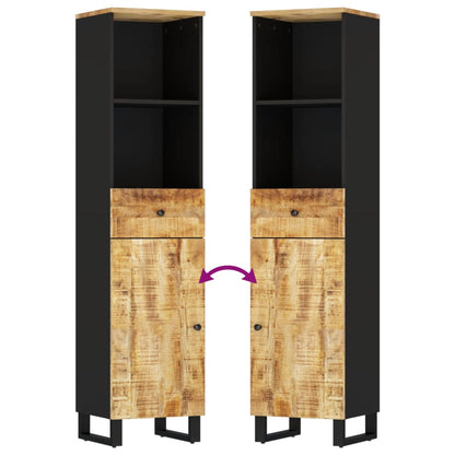 vidaXL Bathroom Cabinet 38x33x160 cm Solid Wood Mango