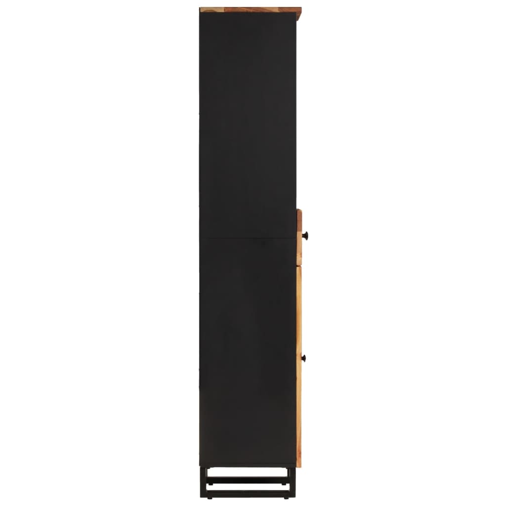 vidaXL Bathroom Cabinet 38x33x160 cm Solid Wood Acacia