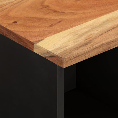 vidaXL Bathroom Cabinet 38x33x160 cm Solid Wood Acacia