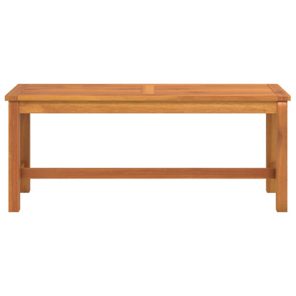 vidaXL Garden Bench 110x35x45 cm Solid Wood Acacia
