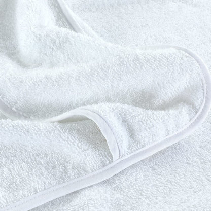 vidaXL Beach Towels 2 pcs White 75x200 cm Fabric 400 GSM