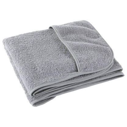 vidaXL Beach Towels 2 pcs Grey 60x135 cm Fabric 400 GSM