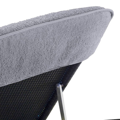 vidaXL Beach Towels 2 pcs Grey 60x135 cm Fabric 400 GSM