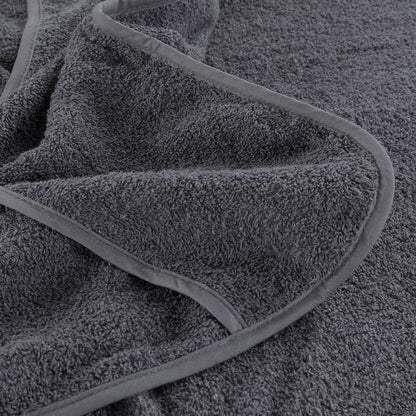vidaXL Beach Towels 2 pcs Anthracite 75x200 cm Fabric 400 GSM