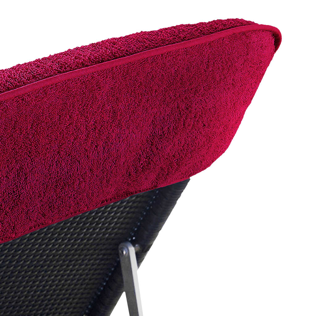 vidaXL Beach Towels 2 pcs Burgundy 60x135 cm Fabric 400 GSM
